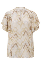 Lade das Bild in den Galerie-Viewer, Flowy top / PEARL BLUE
