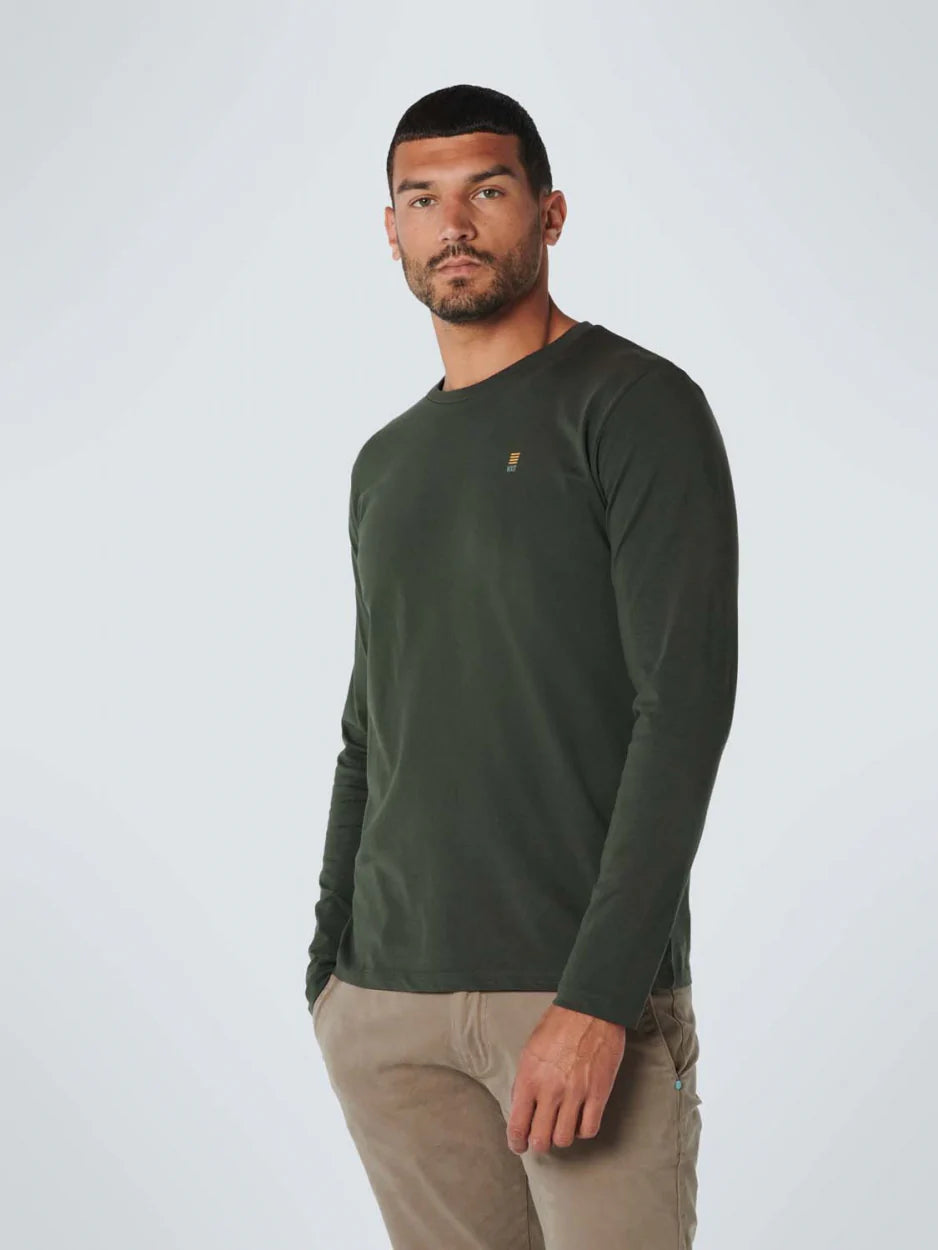 Basic Long Sleeve T-Shirt | Dark Steel