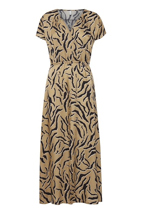 PZALISA Dress /  Brown Animal Printed