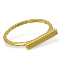 Lade das Bild in den Galerie-Viewer, T-Bar Ring R-7713 vergoldet
