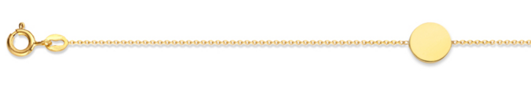 Armband Dot 16,5+3cm B-56347 vergoldet
