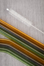 Lade das Bild in den Galerie-Viewer, STROHHALM 6ER SET GLAS BUNT
